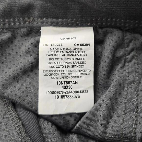 Anthracite ATG All Terrain Gear Canvas Slim Straight Fit | Wrangler | 40X30 - Picture 9 of 15